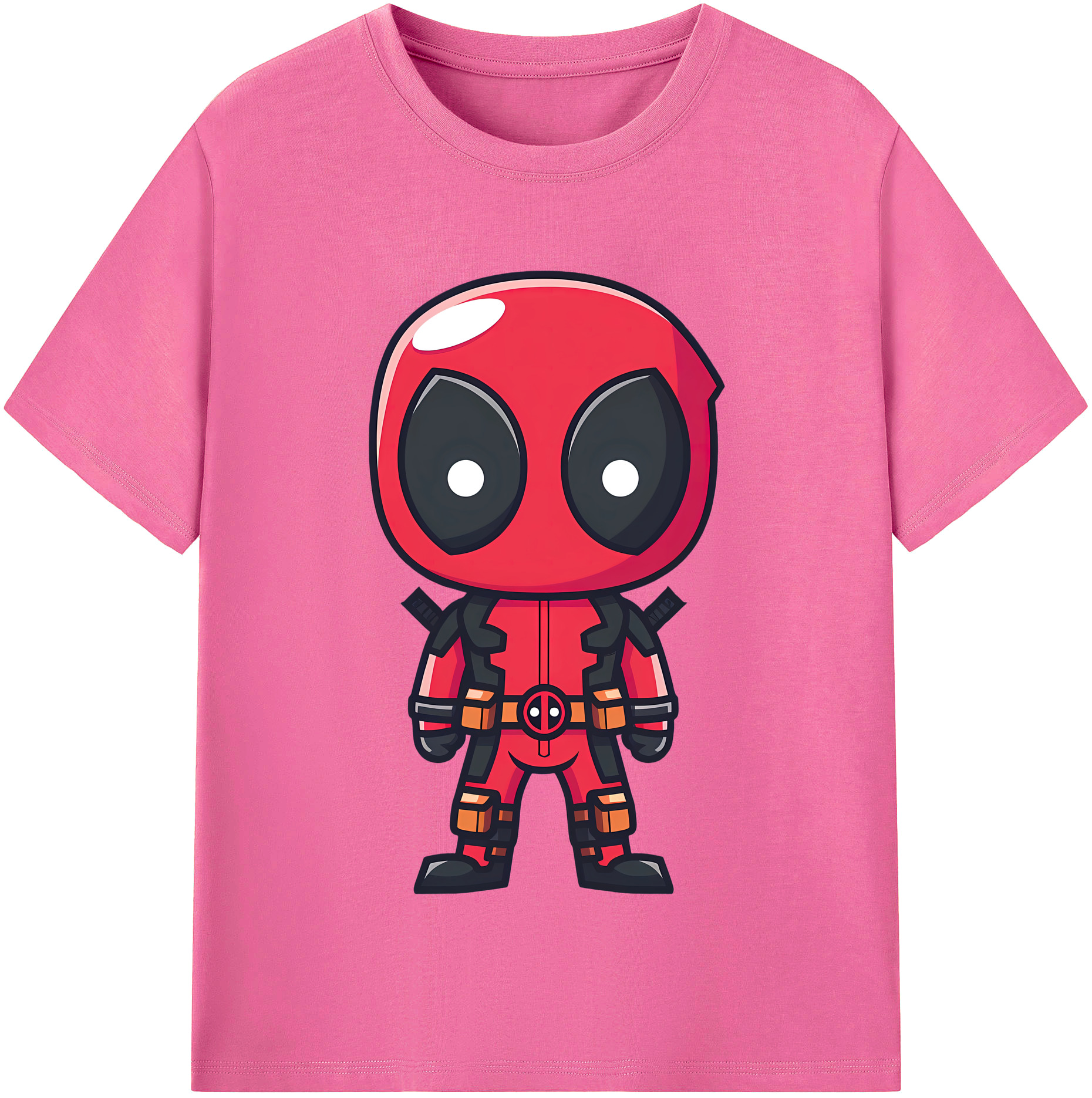 （画像用） Deadpool デッドプール レディースカジュアルプリントTシャツ（綿100％）